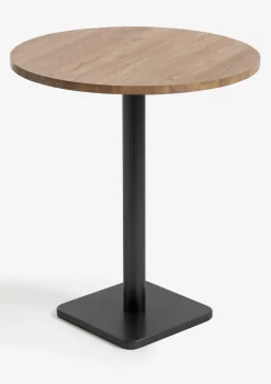 XOOON Brest bartafel vintage oak (D80cm) kleur Zwart van COCOmaison^ Bartafels|Woonaccessoires