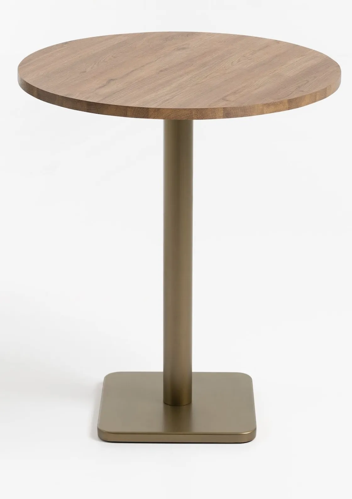 XOOON Brest bartafel vintage oak (D80cm) kleur Goud van COCOmaison^ Woonaccessoires|Bartafels