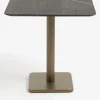 XOOON Brest bistrotafel marble onyx (75x75cm) kleur Goud^ Woonaccessoires|Eettafels