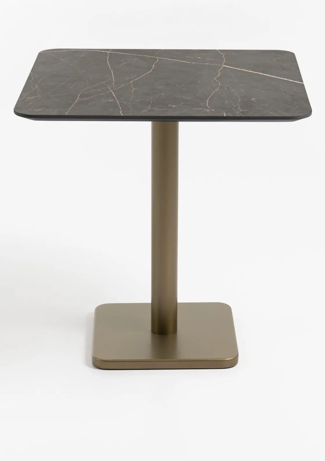 XOOON Brest bistrotafel marble onyx (75x75cm) kleur Goud^ Woonaccessoires|Eettafels