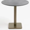 XOOON Brest bistrotafel stone (D80cm) in kleur Goud van COCOmaison^ Woonaccessoires|Eettafels