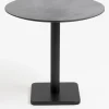 XOOON Brest bistrotafel stone (D80cm) in kleur Zwart van COCOmaison^ Eettafels|Woonaccessoires
