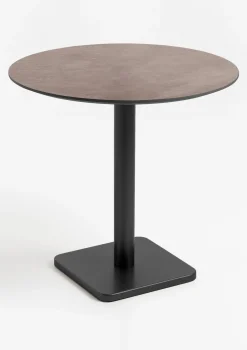 XOOON Brest bistrotafel stone rust (D80cm) kleur Zwart van COCOmaison^ Eettafels|Woonaccessoires