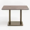 XOOON Brest bistrotafel stone rust (120x75cm) kleur Goud^ Eettafels|Woonaccessoires