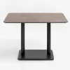 XOOON Brest bistrotafel stone rust (120x75cm) kleur Zwart^ Woonaccessoires|Eettafels