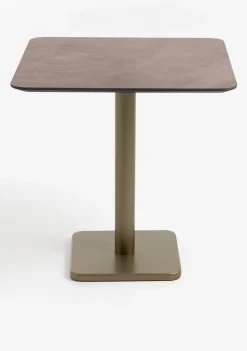 XOOON Brest bistrotafel stone rust (75x75cm) kleur Goud^ Woonaccessoires|Eettafels