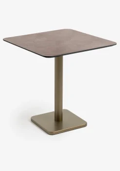 XOOON Brest bistrotafel stone rust (75x75cm) kleur Goud^ Woonaccessoires|Eettafels