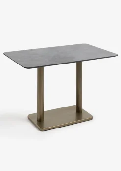 XOOON Brest bistrotafel stone (120x75cm) kleur Goud van COCOmaison^ Eettafels|Woonaccessoires