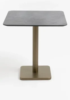 XOOON Brest bistrotafel stone (75x75cm) kleur Goud van COCOmaison^ Woonaccessoires|Eettafels