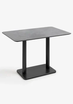 XOOON Brest bistrotafel stone (120x75cm) kleur Zwart van COCOmaison^ Woonaccessoires|Eettafels