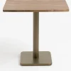 XOOON Brest bistrotafel vintage oak (75x75cm) kleur Goud^ Woonaccessoires|Eettafels