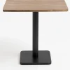 XOOON Brest bistrotafel vintage oak (75x75cm) kleur Zwart^ Eettafels|Woonaccessoires