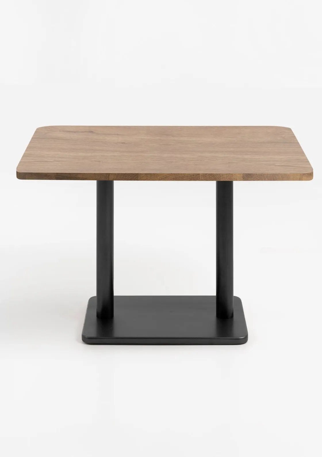 XOOON Brest bistrotafel vintage oak (120x75cm) kleur Zwart^ Woonaccessoires|Eettafels