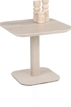 XOOON Brianto, salontafel 50 x 50 cm - keramiek blad Travertin^ Salontafels|Tafelconfigurator