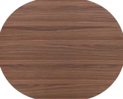 XOOON Brianza, eetkamertafel 150 x 120 cm - walnoot fineer - Steel Brown^ Tafelconfigurator|Eettafels