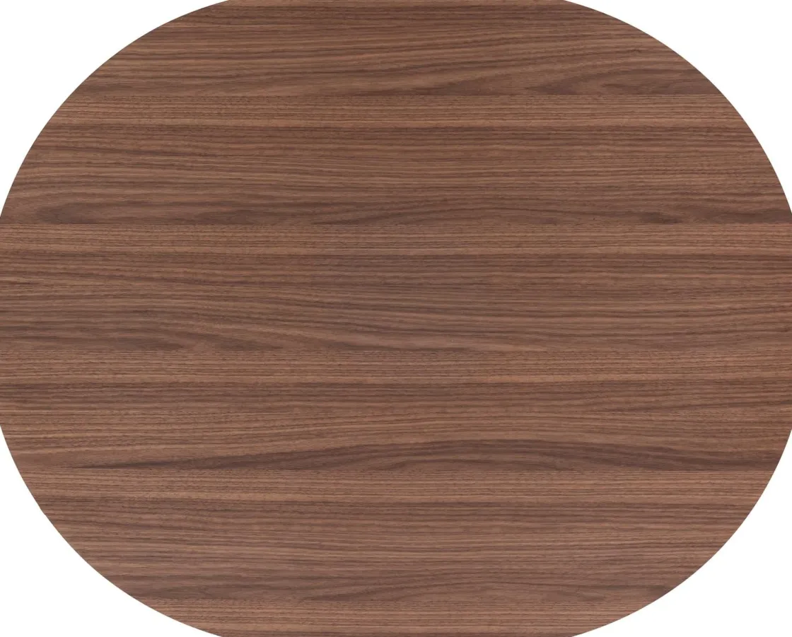 XOOON Brianza, eetkamertafel 150 x 120 cm - walnoot fineer - Creme^ Tafelconfigurator|Eettafels