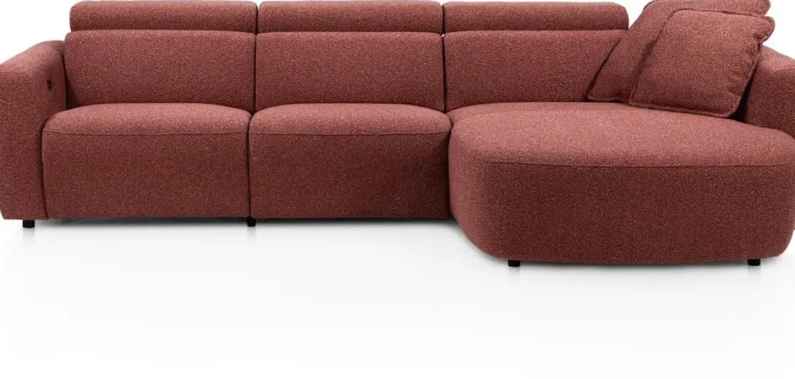 XOOON Cantello, 2,5 zits arm links - longchair curved rechts incl. 2 armkussens^ Cantello|Cantello