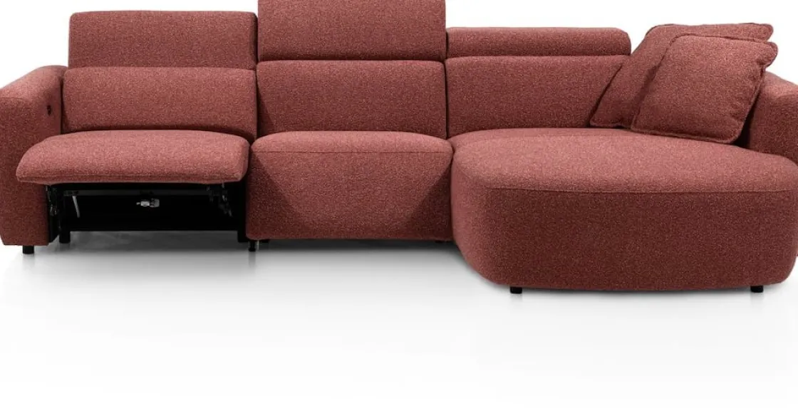 XOOON Cantello, 2,5 zits arm links - longchair curved rechts incl. 2 armkussens^ Cantello|Cantello