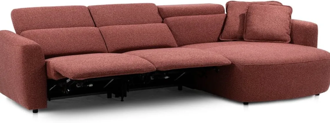 XOOON Cantello, 2,5 zits arm links - longchair curved rechts incl. 2 armkussens^ Cantello|Cantello