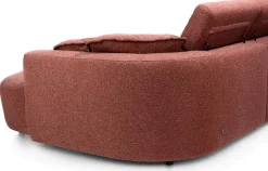 XOOON Cantello, Longchair curved links incl. 2 armkussens - 2,5 zits arm rechts^ Cantello|Cantello