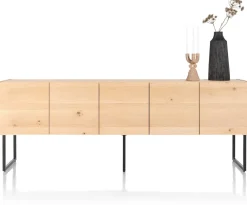 XOOON CARVING dressoir 240 cm. - 5-deuren -^ Dressoirs