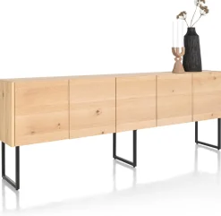 XOOON CARVING dressoir 240 cm. - 5-deuren -^ Dressoirs