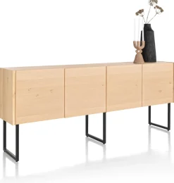 XOOON CARVING dressoir 210 cm. - 4-deuren -^ Dressoirs
