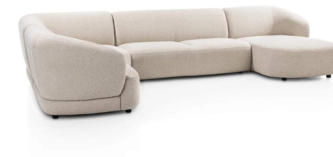 XOOON Cervo, 1 zits arm links - hoek big - 2,5 zits zonder armen - longchair gebogen rechts^ Cervo|Cervo