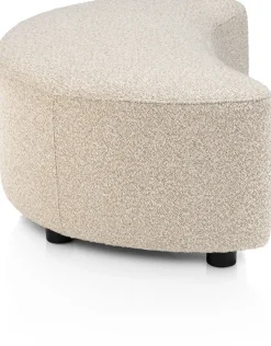 XOOON Cervos, poef/hocker bij fauteuil draaibaar klein^ Leren Fauteuils|Stoffen Fauteuils