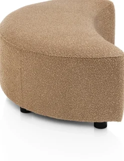 XOOON Cervos, poef/hocker bij fauteuil draaibaar groot^ Leren Fauteuils|Stoffen Fauteuils