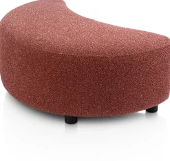 XOOON Cervos, poef/hocker bij fauteuil draaibaar groot^ Leren Fauteuils|Stoffen Fauteuils