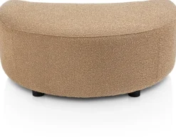 XOOON Cervos, poef/hocker bij fauteuil draaibaar groot^ Leren Fauteuils|Stoffen Fauteuils