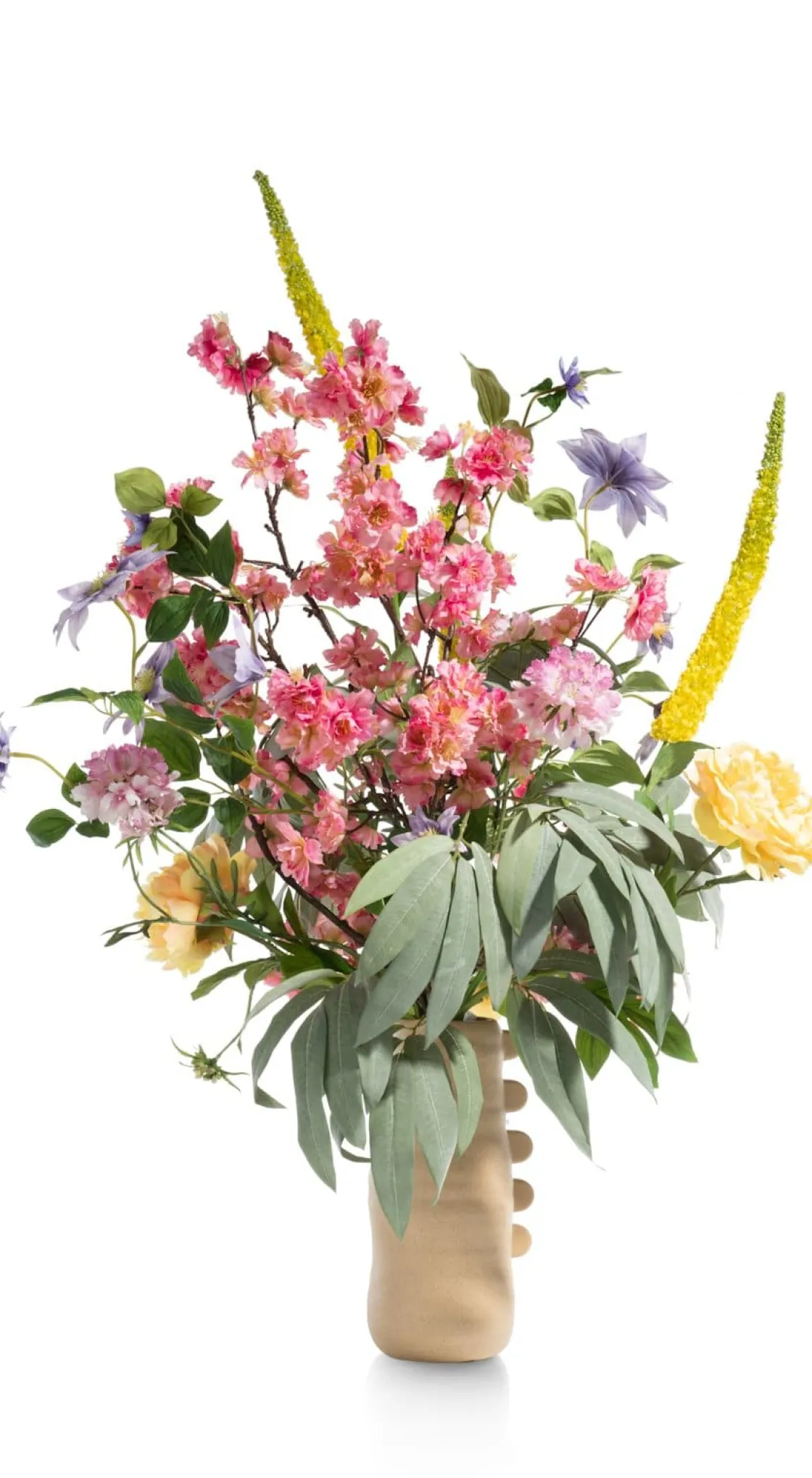 XOOON Cherry blossom spray kunstbloem roze H120cm - COCOmaison^ Woonaccessoires
