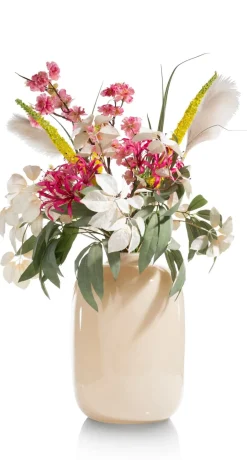 XOOON Cherry blossom spray kunstbloem roze H120cm - COCOmaison^ Woonaccessoires