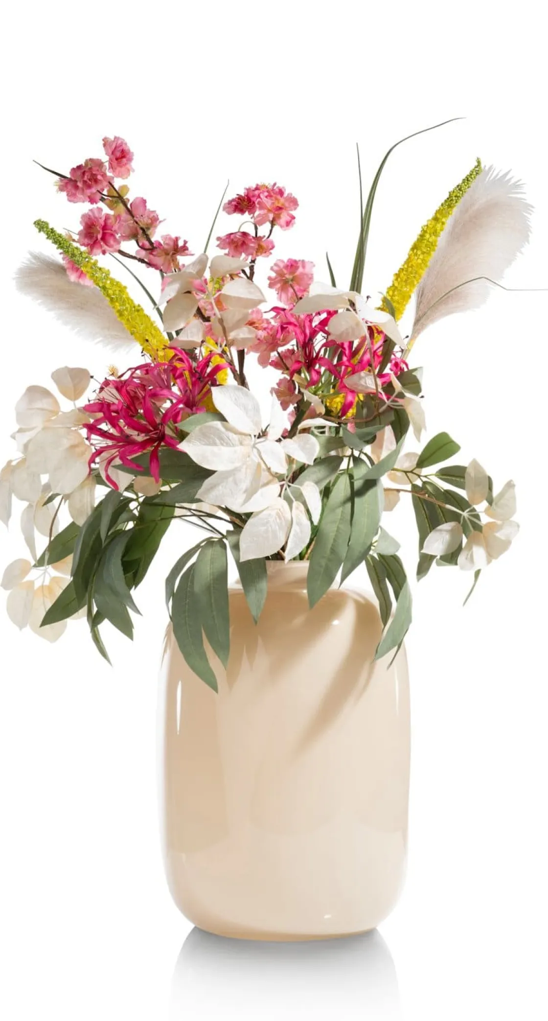 XOOON Cherry blossom spray kunstbloem roze H120cm - COCOmaison^ Woonaccessoires