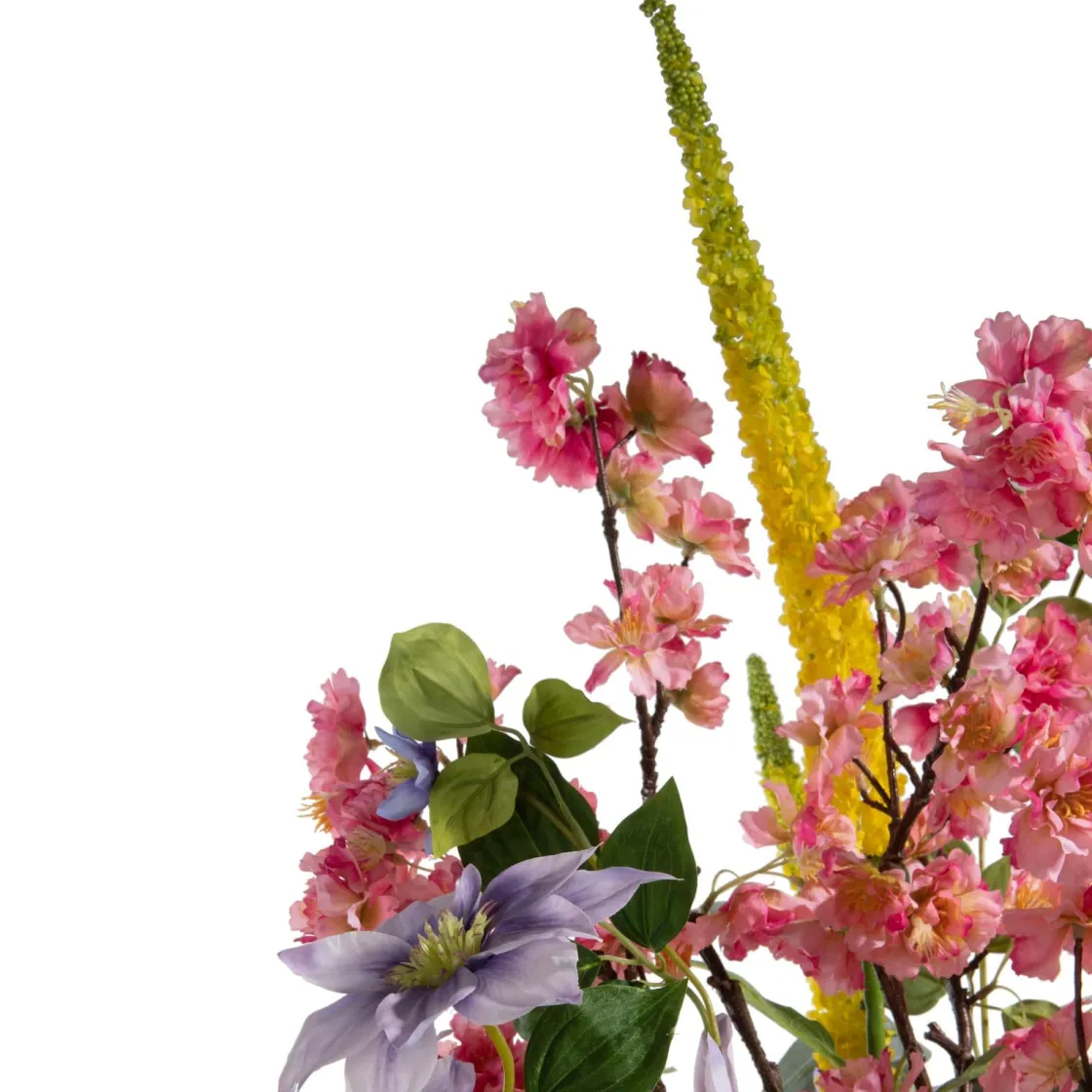 XOOON Cherry blossom spray kunstbloem roze H120cm - COCOmaison^ Woonaccessoires