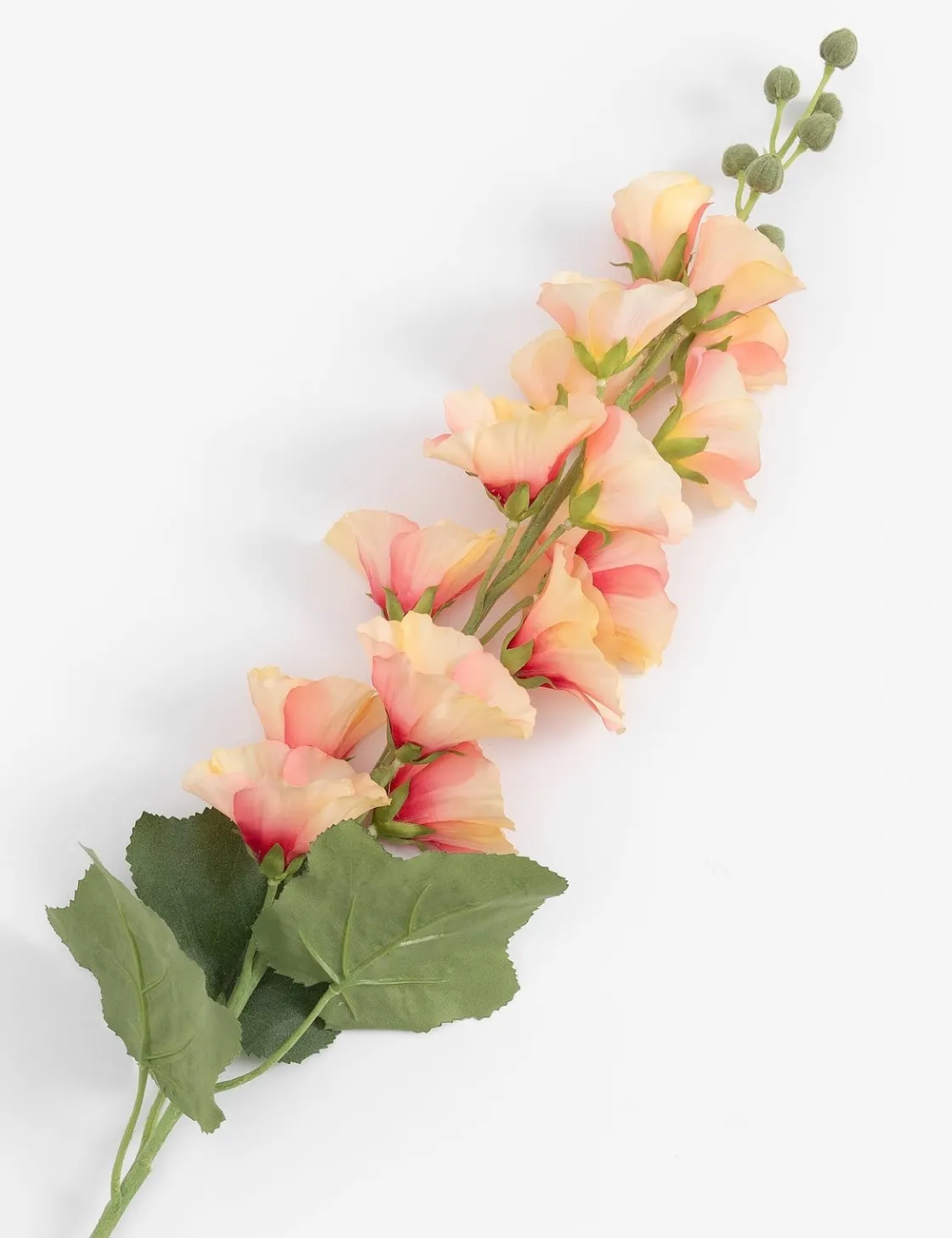 XOOON COCOmaison, Alcea spray kunstbloem H105cm - Roze^ Woonaccessoires
