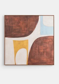 XOOON COCOmaison, Annemijn schilderij 80x80cm - Multikleur^ Wanddecoraties|Woonaccessoires