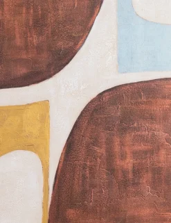 XOOON COCOmaison, Annemijn schilderij 80x80cm - Multikleur^ Wanddecoraties|Woonaccessoires