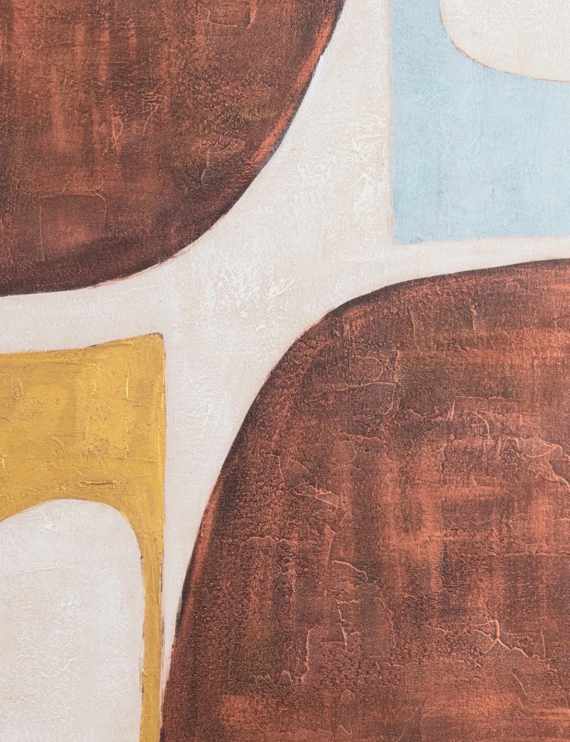 XOOON COCOmaison, Annemijn schilderij 80x80cm - Multikleur^ Wanddecoraties|Woonaccessoires