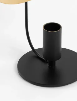 XOOON COCOmaison, Bea kandelaar H30cm - Zwart/Goud^ Woonaccessoires
