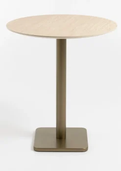 XOOON COCOmaison, Brest bartafel Travertine D80cm - Goud^ Woonaccessoires|Bartafels