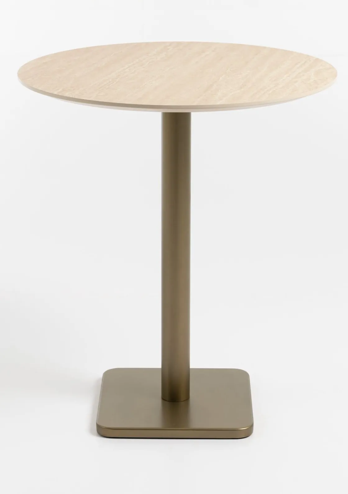 XOOON COCOmaison, Brest bartafel Travertine D80cm - Goud^ Woonaccessoires|Bartafels
