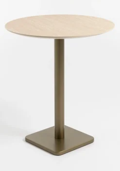 XOOON COCOmaison, Brest bartafel Travertine D80cm - Goud^ Woonaccessoires|Bartafels