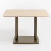 XOOON COCOmaison, Brest bistrotafel Travertine 120x75cm - Goud^ Woonaccessoires|Eettafels