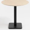 XOOON COCOmaison, Brest bistrotafel Travertine D80cm - zwart^ Eettafels|Woonaccessoires