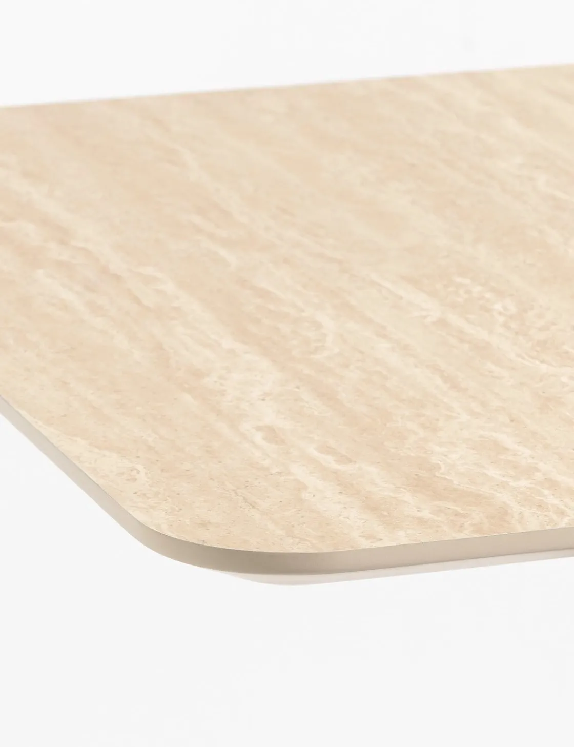 XOOON COCOmaison, Brest bistrotafel Travertine 75x75cm - Goud^ Woonaccessoires|Eettafels