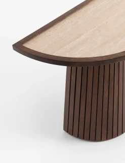 XOOON COCOmaison, Cleo wandtafel H77cm - Bruin^ Woonaccessoires|Wandtafels