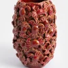 XOOON COCOmaison, Crabby vaas H39cm - Rood^ Woonaccessoires