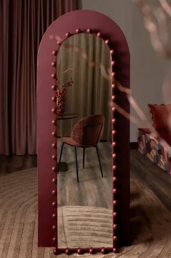 XOOON COCOmaison, Donny spiegel 50x170cm - Rood^ Wanddecoraties|Woonaccessoires